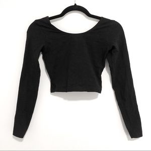 American Apparel Cropped Long Sleeve Too